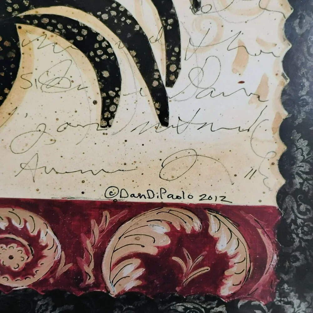 Rooster Poulet Themed Cork Backed Placemats By Dan DiPaolo Set Of 4